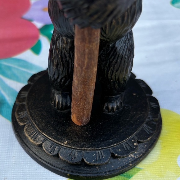 Estate Black Forest Bear Pencil Holder Vintage/Antique - Picture 3 of 13